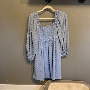 Light blue babydoll style dress